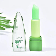 1 Pcs Aloe Vera Magic Lip Balm Color Change Natural Moisture Lipstick Temperature Nutritious Safe Ingredients Care Makeup Lips - SHOWLU FASHION STORE