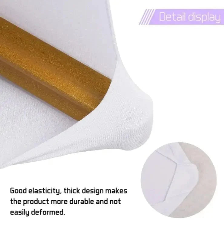 10 - 100PCS Black White Strong Spandex Universal Wedding Chair Covers Full Seat Slipcovers Restaurant Cafe - SHOWLU FASHION STORE