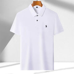100% cotton high - end short sleeve POLO shirt men's summer fashion designer horse logo brand embroidered Luxury casual T-shirt - SHOWLU FASHION STORE
