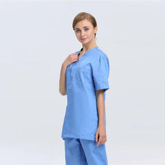 100%cotton nursing uniform for hospital nurse doctor scrubs set - SHOWLU FASHION STORE