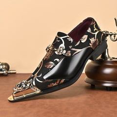 25725 - Men's Business Casual Winter Slip-On Large Size Oxford Shoes