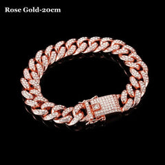1pc Fashion Hand Chain Crystal Stretch Shine Bracelets For Women Couple Charm Austria Crystal Cuff Bangles Wedding Jewelry - SHOWLU FASHION STORE