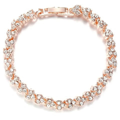 1pc Fashion Hand Chain Crystal Stretch Shine Bracelets For Women Couple Charm Austria Crystal Cuff Bangles Wedding Jewelry - SHOWLU FASHION STORE