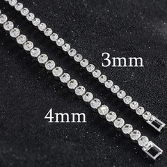 1pc Fashion Hand Chain Crystal Stretch Shine Bracelets For Women Couple Charm Austria Crystal Cuff Bangles Wedding Jewelry - SHOWLU FASHION STORE