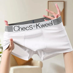 1Pcs Boxer Shorts Men's Underwear Sexy Panties Cotton Comfortable and Soft Underpants Male Boxers U Convex Lingerie Plus Size - SHOWLU FASHION STORE