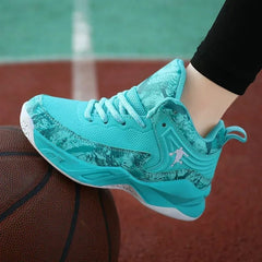 2024 Basketball Shoes for Kids Sneakers New Boys Brand Thick Sole Non - slip Children Sports Shoes Child Boy Basket Trainer Shoes - SHOWLU FASHION STORE