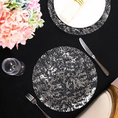 20pcs Gold Round Foil Table Mat Table Place Mats Tea Dining Tableware Mats Pads Wedding Birthday Home Party Table Decoration - SHOWLU FASHION STORE