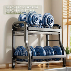 1pc Large Capacity Dish Drying Rack - Rustproof Multi-Layer Dish Drainer With Spacious Storage - Perfect For Kitchen Countertops & Cabinets - Organize Plates, Bowls, Utensils, And More! SHOWLU FASHION STORE