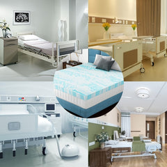 3 - Inch Gel - Infused Memory Foam Mattress Topper – CertiPUR - US Certified, Cooling Comfort, Enhanced Sleep Support – Upgraded Bedding Accessory - SHOWLU FASHION STORE