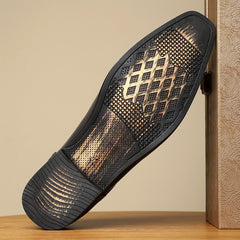 Men'S New Style Spliced Lace-Up Formal Shoes 27031