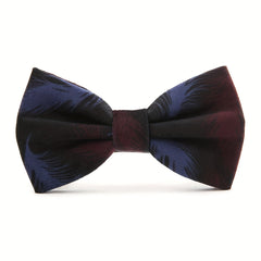 1pc Pre-Tied Men’s Velvet Bow Tie, Adjustable Navy Blue Formal Wedding Party Accessory, Luxurious Polyester Fabric for Sophisticated Style SHOWLU FASHION STORE