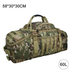 40L 60L 80L Travel Duffel Bag Military Tactical Backpack with Adjustable Strap Weekender Bag for Men Women Waterproof Gym Bags - SHOWLU FASHION STORE