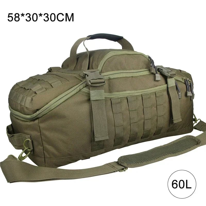 40L 60L 80L Travel Duffel Bag Military Tactical Backpack with Adjustable Strap Weekender Bag for Men Women Waterproof Gym Bags - SHOWLU FASHION STORE