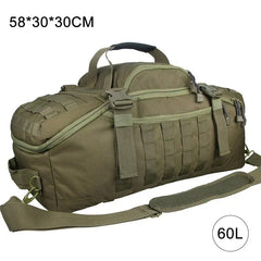 40L 60L 80L Travel Duffel Bag Military Tactical Backpack with Adjustable Strap Weekender Bag for Men Women Waterproof Gym Bags - SHOWLU FASHION STORE