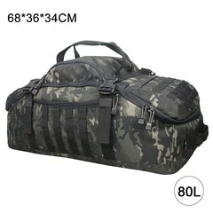 40L 60L 80L Travel Duffel Bag Military Tactical Backpack with Adjustable Strap Weekender Bag for Men Women Waterproof Gym Bags - SHOWLU FASHION STORE