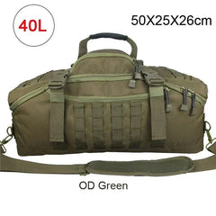40L 60L 80L Travel Duffel Bag Military Tactical Backpack with Adjustable Strap Weekender Bag for Men Women Waterproof Gym Bags - SHOWLU FASHION STORE