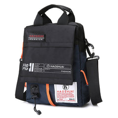 Wholesale Men's Portable Crossbody Bag, Casual Shoulder Bag, Outdoor Waterproof Cloth Bag, Sports Travel Bag, Cross-Border Supply