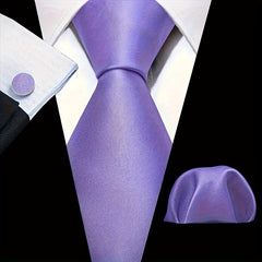 A Set Of 3 Men'S Black, Red, And Blue Solid Color Ties Is An Ideal Choice For Business Events, Weddings, Father'S Day, Valentine'S Day, And Various Holidays As Gifts