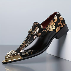 25725 - Men's Business Casual Winter Slip-On Large Size Oxford Shoes