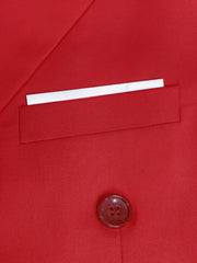 High-Quality Men'S Double-Breasted Suit. The Suit Has A Pointed Collar Design, Is Formal, Versatile And Tailored. Lt Comes As a Two-Piece Set Including A Suit And A Jacket.