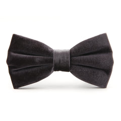 1pc Pre-Tied Men’s Velvet Bow Tie, Adjustable Navy Blue Formal Wedding Party Accessory, Luxurious Polyester Fabric for Sophisticated Style SHOWLU FASHION STORE