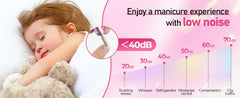 Electric Nail Drill 20W Portable Manicure Machine 12V