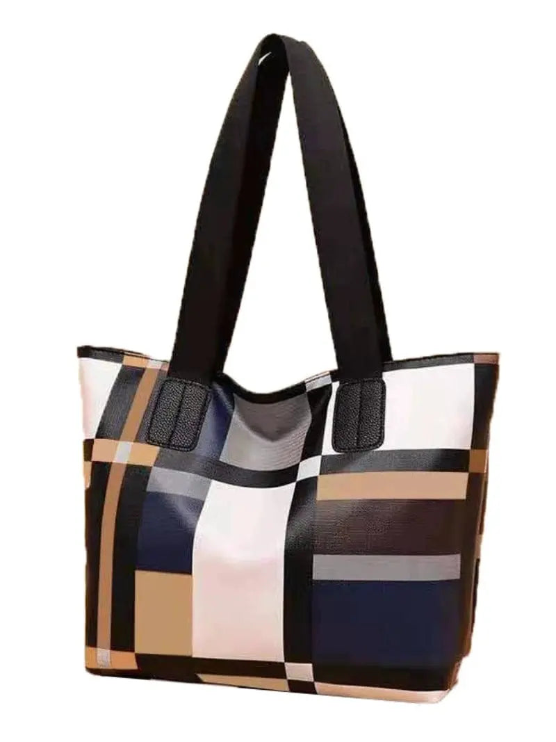 Bag Women's Large Capacity Korean Style Contrast Color Fashion Women's Bag - SHOWLU FASHION STORE