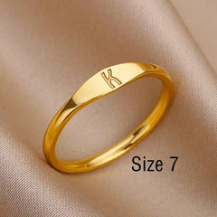 Showlu Store Nation 0 Adjustable / JZ3840G-K / China Bee Butterfly Ring For Women Open Adjustable Stainless Steel Cubic Zirconia Moon Heart Finger Ring Elegant Birthday Jewelry 2022