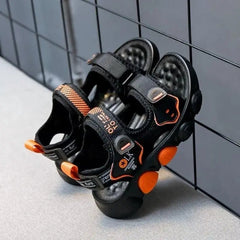 Showlu Fashion Store 0 Orange / 26 Boys Beach Sandals Kids Summer Shoes Summer New Children Sports Casual Sandals for Medium Big Boy Anti-skid Fashion 26-37