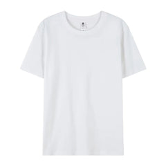 Showlu Fashion Store 50010402 3XL / White Crewneck T-Shirt British Summer New Fashion Striped Short-Sleeved Polo Shirt Men's Retro Contrast Color Ice Silk Breathable Half Sleeve Trendy Top