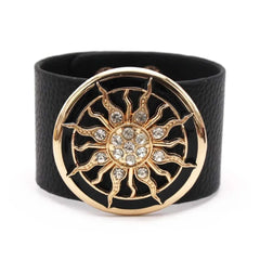 The Fashion Leopard Leather Bracelet for women is a wide V-shaped cuff wristband, perfect as an elegant all-match charm accessory for those seeking stylish bracelets.