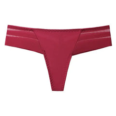 Anel Demosthene General Store 0 red / M / 1pc G-String Women's Panties Seamless Perspective Transparent Underwear Sexy Women Underpants Female Thong Brazilian Lingerie