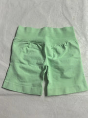 Women's High Waist Scrunch Butt Compression Running Shorts Breathable Seamless Skinny Fit Available Small XL Single Piece