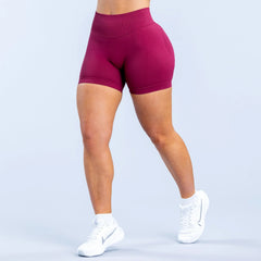 Women's High Waist Scrunch Butt Compression Running Shorts Breathable Seamless Skinny Fit Available Small XL Single Piece