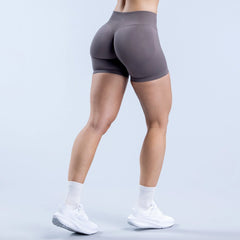 Women's High Waist Scrunch Butt Compression Running Shorts Breathable Seamless Skinny Fit Available Small XL Single Piece