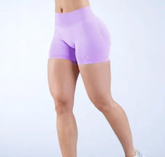 Women's High Waist Scrunch Butt Compression Running Shorts Breathable Seamless Skinny Fit Available Small XL Single Piece