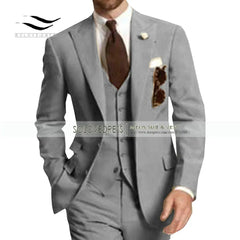 Burgundy Mens Suit 3 Pieces Elegant V Neck Notch Lapel Tuxedo Groomsmen Men Suits for Wedding Suits Men 2019 (Jacket+Vest+Pants)