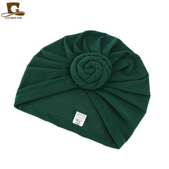 New Women cotton top knotted turban hat bonnet Hijab chemo cap headbands Female Muslim Hat Head Cover Night Cap Hair Accessories