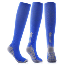 Running Men Women Compression Socks For Football Anti Fatigue Pain Relief 20-30 Mmhg Black Compression Socks Fit For Sport Socks