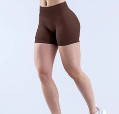 Women's High Waist Scrunch Butt Compression Running Shorts Breathable Seamless Skinny Fit Available Small XL Single Piece