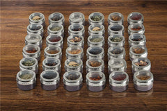 Magnetic Stainless Steel Spice Jar Set Kitchen Storage