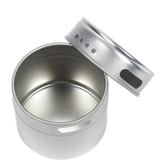 Magnetic Stainless Steel Spice Jar Set Kitchen Storage
