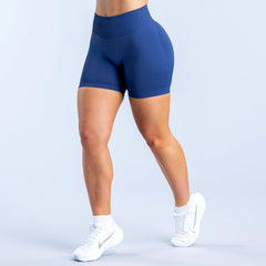 Women's High Waist Scrunch Butt Compression Running Shorts Breathable Seamless Skinny Fit Available Small XL Single Piece