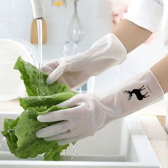 Silicone Dishwashing Scrubber Gloves