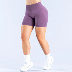 Women's High Waist Scrunch Butt Compression Running Shorts Breathable Seamless Skinny Fit Available Small XL Single Piece