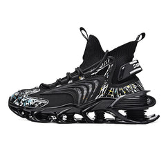 Popular Trendy Sports High Top Casual Shoes Breathable Running Shoe Fashion Men Sneakers