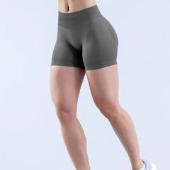 Women's High Waist Scrunch Butt Compression Running Shorts Breathable Seamless Skinny Fit Available Small XL Single Piece