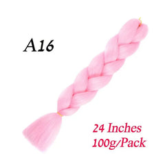 Showlu Store Nation 0 Lihui 24" Synthetic Braiding Hair Ombre Braiding Hair Packs Jumbo Braid Hair For Women Wholesale DIY Hairstyle Blue Grey