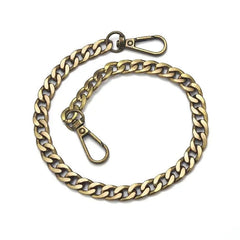 Showlu Store Nation 0 bronze / 40cm Metal Aluminum Bag Chain Replacement Parts Accessories For Hand-Woven Shoulder Handbag DIY Handmade Detachable Straps