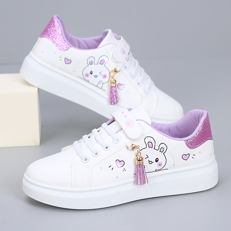 Easiest for Match Casual Spring and Autumn Leather Breathable White Shoes SHOWLU FASHION STORE